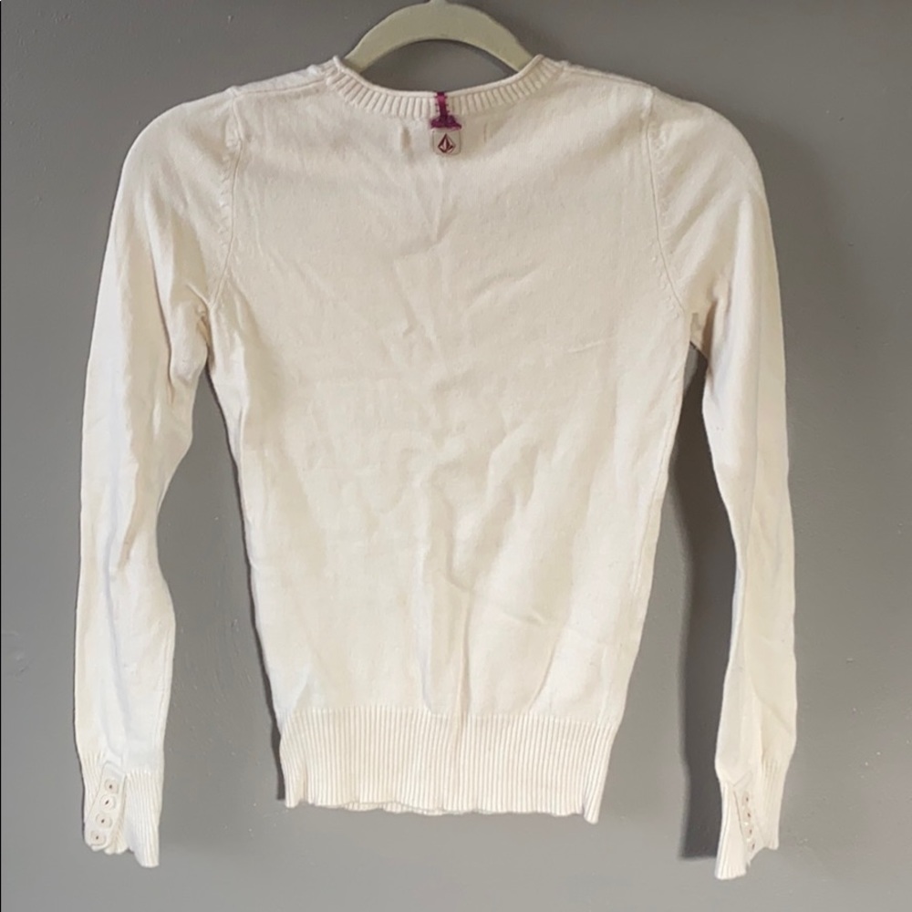 Cream Volcom sweater - Picture 3 of 5